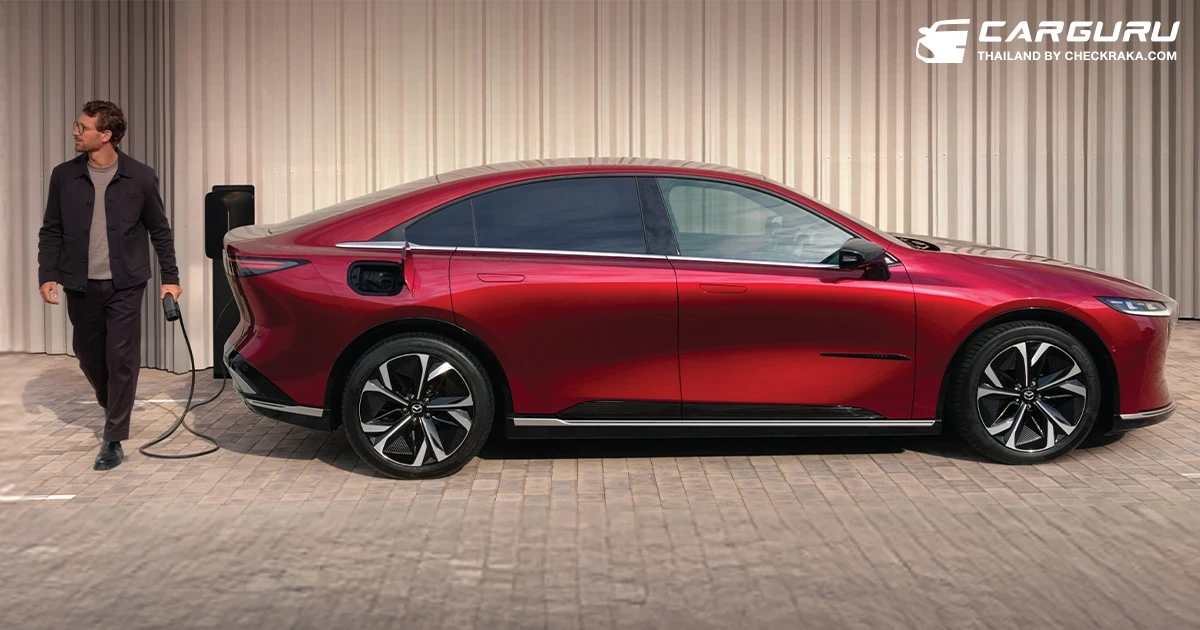 Mazda พร้อมก้าวสู่ยุคใหม่กับรถไฟฟ้า THE ALL-ELECTRIC MAZDA6e เปิดให้ลงทะเบียนจองสิทธิ์ Mazda6e Premiere Package*