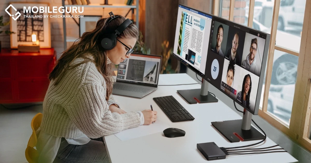 Lenovo เผยโฉม ThinkPad X1, ThinkVision และ Lenovo Go ใหม่ล่าสุด เติมเต็มประสิทธิภาพให้การทำงานในยุคไฮบริด