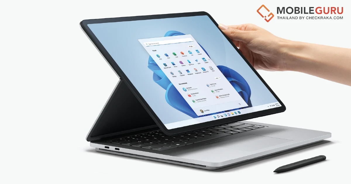 Surface Laptop Studio แล็ปท็อปธุรกิจทรงประสิทธิภาพที่ถูกออกแบบเพื่อประสบการณ์ Windows 11 และ Surface Pro 8 พร้อมวางจำหน่ายในประเทศไทยแล้ว เริ่มต้น 56,590 บาท