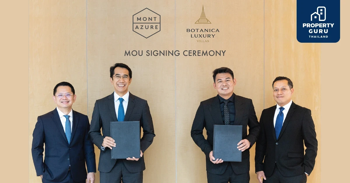 มอนท์เอซัวร์ ผนึกพันธมิตร โบทานิก้า ลักซูรี่ วิลล่า  ลงนาม MOU ผุดวิลล่าสุดหรูวิวทะเลภูเก็ต ราคา 49-170 ล้านบาท