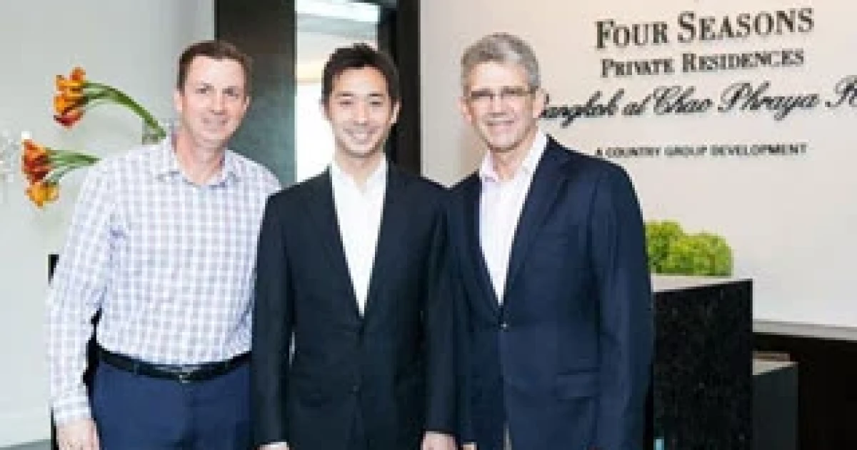 คันทรี่ กรุ๊ป จับมือ โฟร์ซีซั่นส์ โฮเทลส์ แอนด์ รีสอร์ทส์ เปิดตัวโครงการโรงแรมและเรสซิเด้นซ์หรู "เจ้าพระยา เอสเตท"