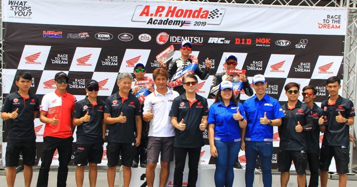 "มิกซ์" ฟอร์มฮอตนำม้วนเดียวจบใน A.P. Honda Academy 2019 Round 5