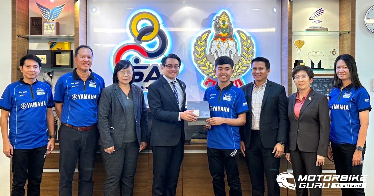 การกีฬาแห่งประเทศไทย (กกท.) หนุน Yamaha ไอเดีย-กฤตภัทร ลงแข่ง Moto3 ใน ThaiGP 2023