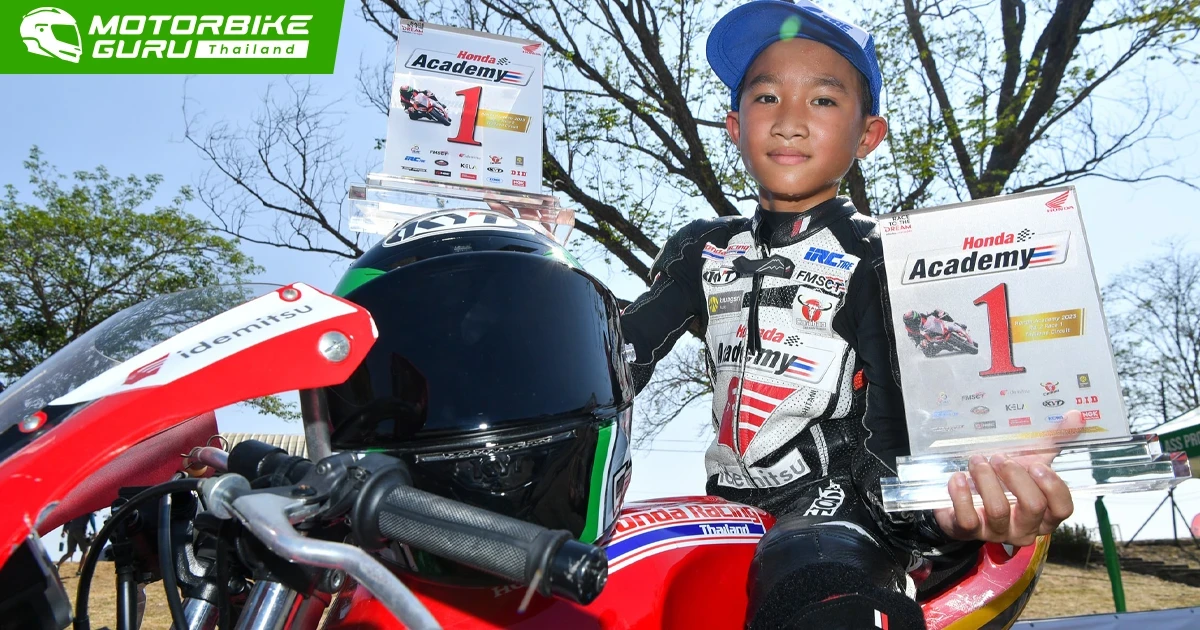 มะมาย-ปองคุณ เอี่ยมน้อย เหมาชัย 2 เรซ ใน Honda Academy สนาม 2 ที่สนาม ไทยแลนด์ เซอร์กิต