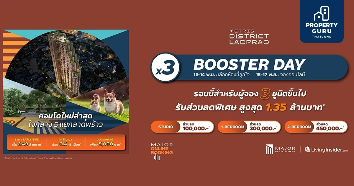 "เมทริส ดิสทริค ลาดพร้าว" ครั้งแรกของเมืองไทย! เปิด Online e-Auction ประมูลห้องแรร์ไอเท็ม 18 พ.ย.นี้