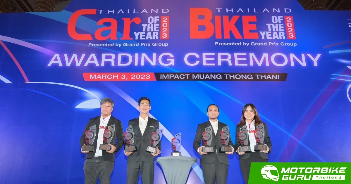 Yamaha คว้า 9 รางวัล ตอกย้ำครองใจชาวไทย จาก THAILAND BIKE OF THE YEAR 2023