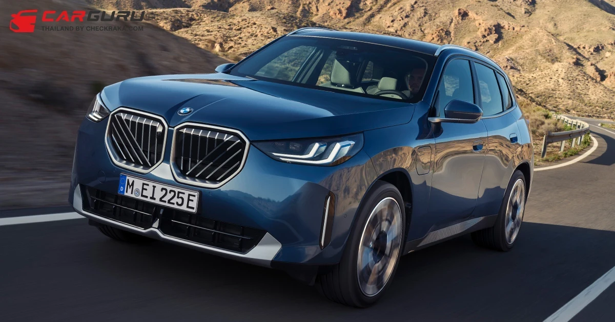 เผยโฉม 2025 BMW X3 ดีไซน์ใหม่หมดจด เหลี่ยมสันมากขึ้น เข้าสู่ยุคใหม่อย่างเต็มตัว