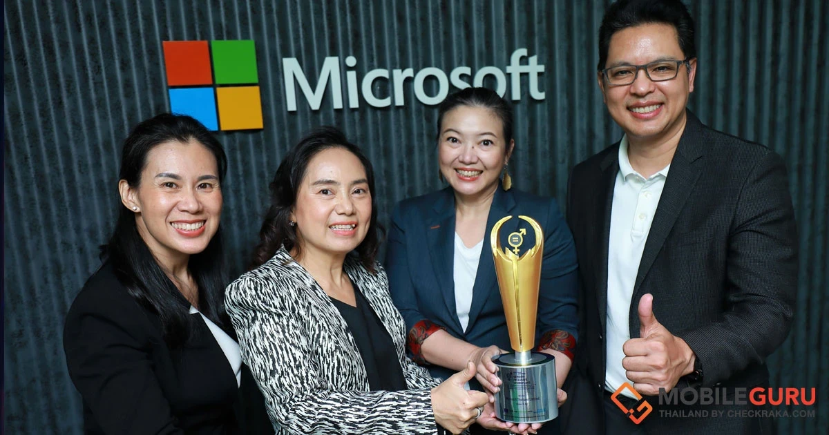 ไมโครซอฟท์ ประเทศไทย คว้ารางวัล ‘บริษัทที่น่าทำงานมากที่สุดแห่งปี’ 3 ปีซ้อน และ องค์กรดีเด่นด้านความเท่าเทียมทางเพศ