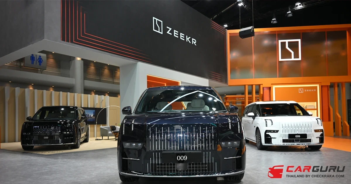 ZEEKR ตอกย้ำแบรนด์พรีเมียมที่ล้ำหน้า พร้อมเผยโฉม ZEEKR 001 FR และ ZEEKR 7X ครั้งแรกในไทยที่งาน Motor Expo 2024