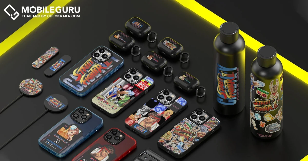 CASETiFY ดึงมังงะจากเกมฮิตในตำนาน "Street Fighter" สู่คอลเลกชั่นใหม่สุดปัง!