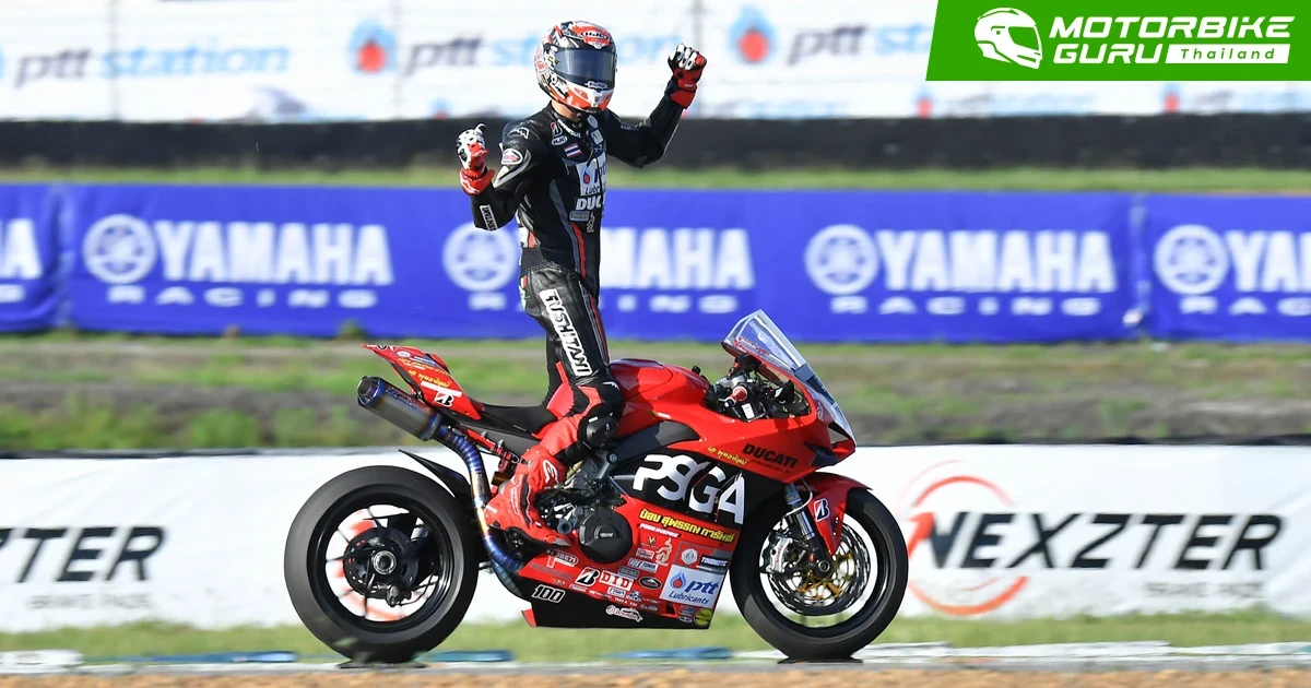 ฐิติพงศ์ เฉือน อนุชา เข้าวินประเดิมฤดูกาลใหม่ใน OR BRIC Superbike Championship 2022