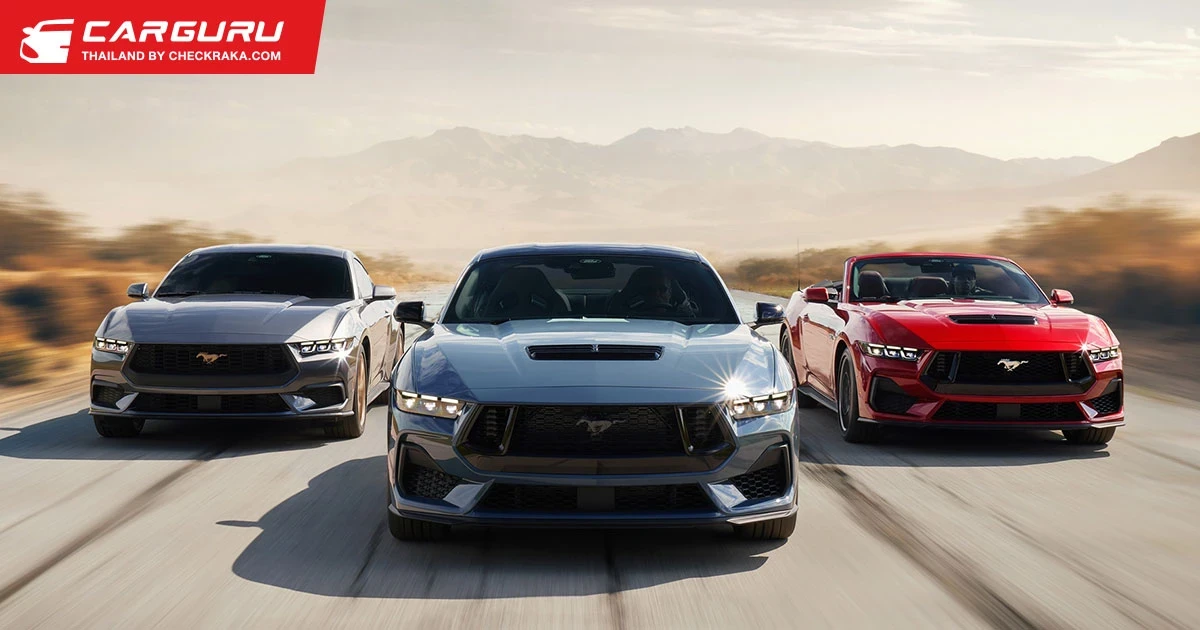 Ford Mustang 2024 มาตรวัดยาวขึ้นกับฟีเจอร์ใหม่ Remote Rev เร่งเครื่องด้วยรีโมท!