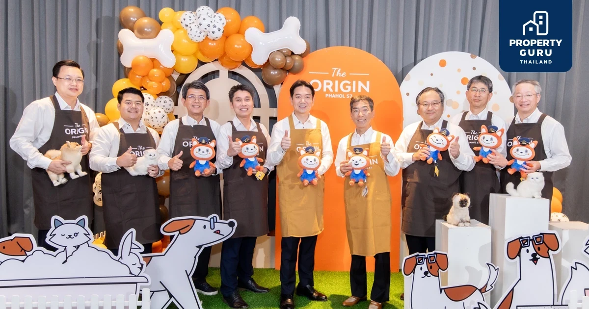 ออริจิ้น จับมืออีกหนึ่งยักษ์ธุรกิจญี่ปุ่น “โซเท็ตซึ กรุ๊ป” เนรมิตคอนโดสำหรับ Pet Lover “ดิ ออริจิ้น พหล 57” เจาะตลาดตอนเหนือกรุงเทพฯ
