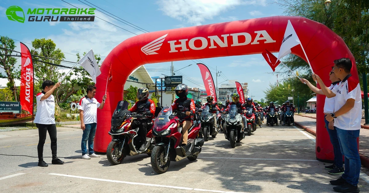 Honda พาลูกค้า ADV160 ตะลุยชลบุรีกับกิจกรรม Let’s มันส์ One Day by ADV160