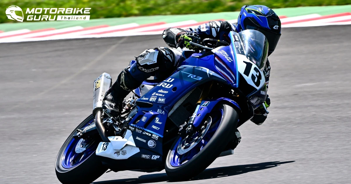 ฮินาตะ โอกาดะ เหมาชัยโฮมเรซ ด้าน อาร์ตี้-ธนกฤต ติดท๊อป 5 ศึก Yamaha R3 BLU CRU Asia-Pacific Championship 2025 ที่ญี่ปุ่น