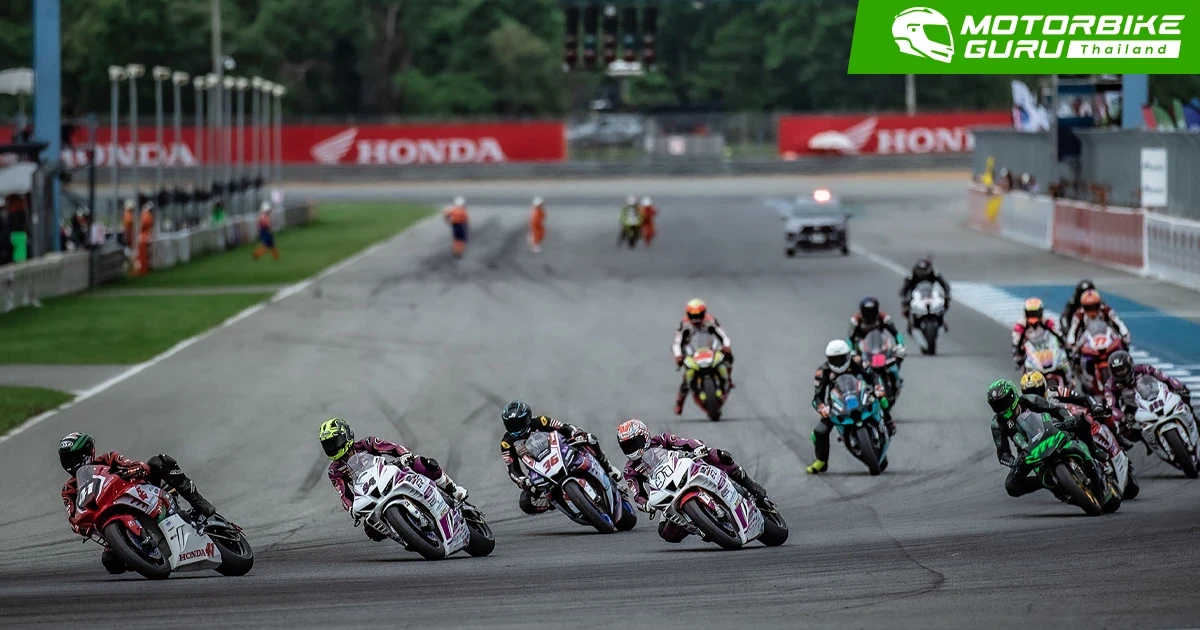 OR BRIC Superbike ชิงชัยสุดมัน "นครินทร์-นทีธาร-มุกข์ลดา" เฉือนโค้งสุดท้ายคว้าชัยสนาม 2