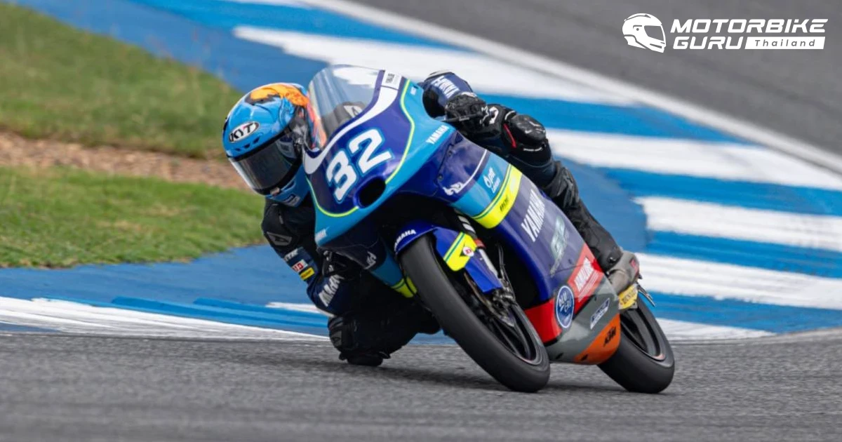 Yamaha ประเดิมสวยโปรเจค YAMAHA Road to The World Class หลัง ไอเดีย-กฤตภัทร จบการแข่งขันแรกใน Moto3  ได้ในโฮมเรซ