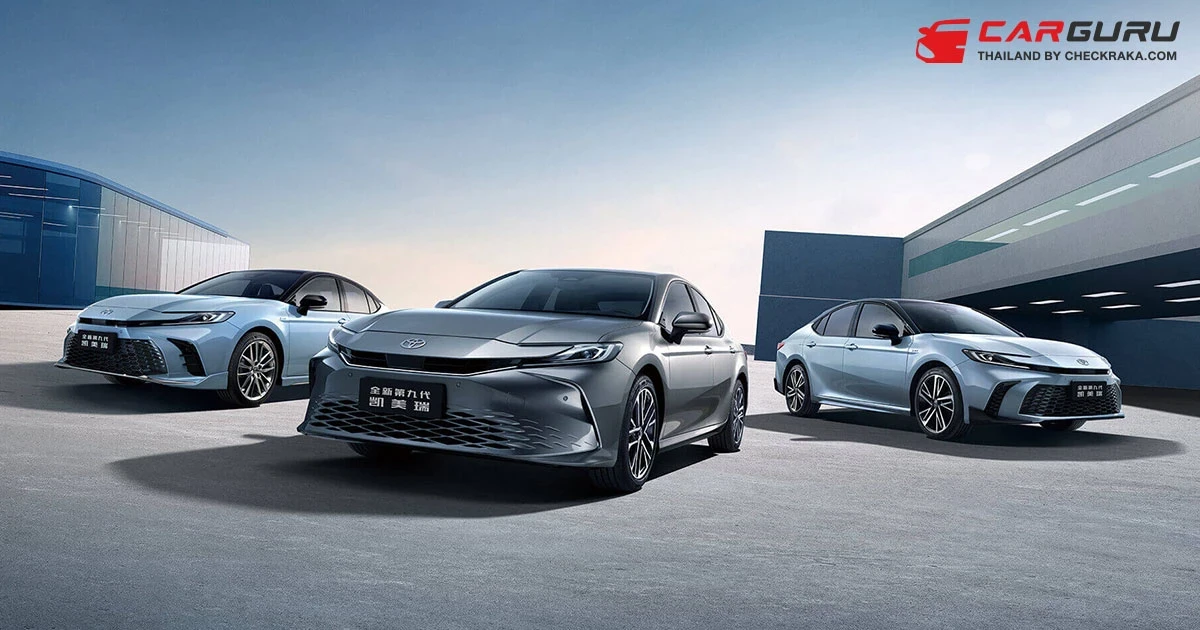 Toyota Camry 2024 เตรียมเปิดตัวในไทยปรับโฉมใหม่เกือบทั้งคัน