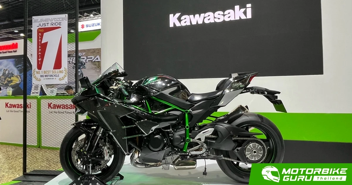 Kawasaki เปิดผ้าคลุมรถใหม่ถึง 2 รุ่น พร้อมฉลองความสำเร็จของ Eliminator พร้อมทัพผลิตภัณฑ์หลากรูปแบบเพื่องาน Bangkok International Motor Show 2025