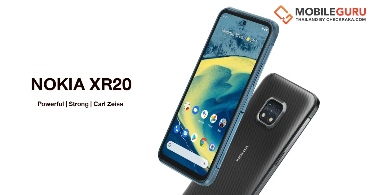 HMD เปิดตัว Nokia XR20 ที่อินเดีย มาพร้อมเลนส์ Carl Zeiss และระบบเสียง OZO