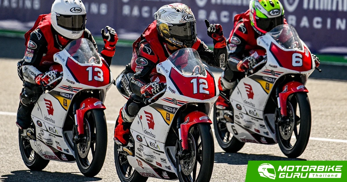 เฟอร์-ปัญจรุจน์ โชว์ฟอร์มเด่น! ส่งท้ายฤดูกาลคว้าดับเบิ้ลวินเนอร์ พร้อมครองแชมป์ ศึก Idemitsu Honda Thailand Talent Cup 2025 ณ สนามช้างฯ