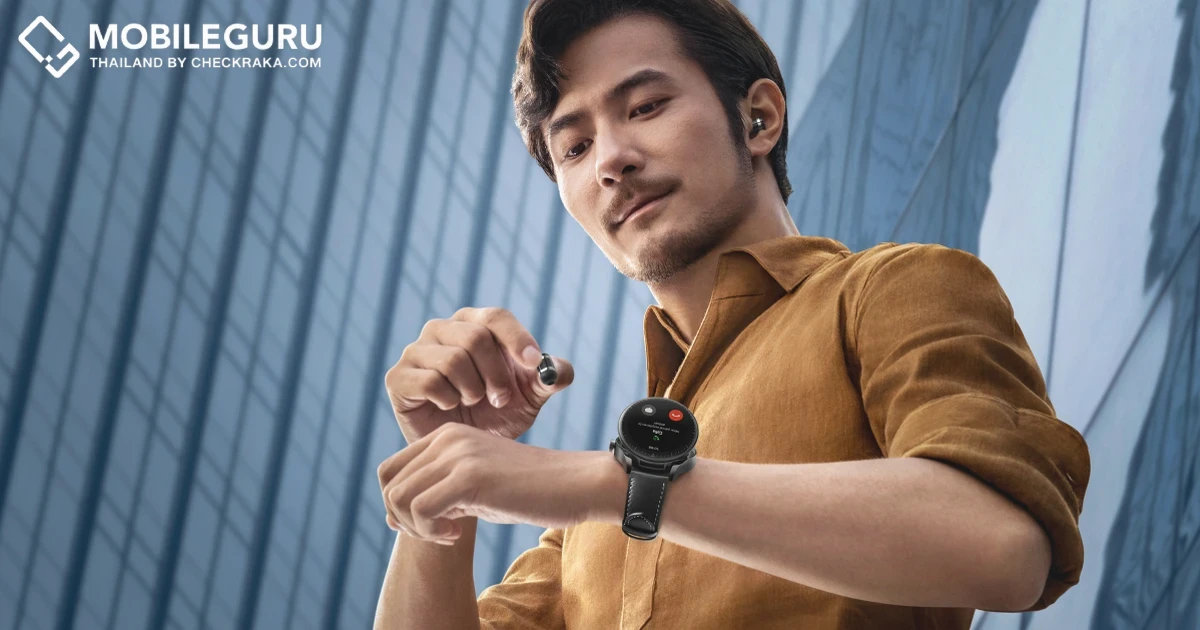 HUAWEI WATCH Buds สมาร์ทวอทช์พร้อมหูฟังในตัว วางจำหน่ายที่ Lazada ราคาต่ำสุด 9,999 บาท
