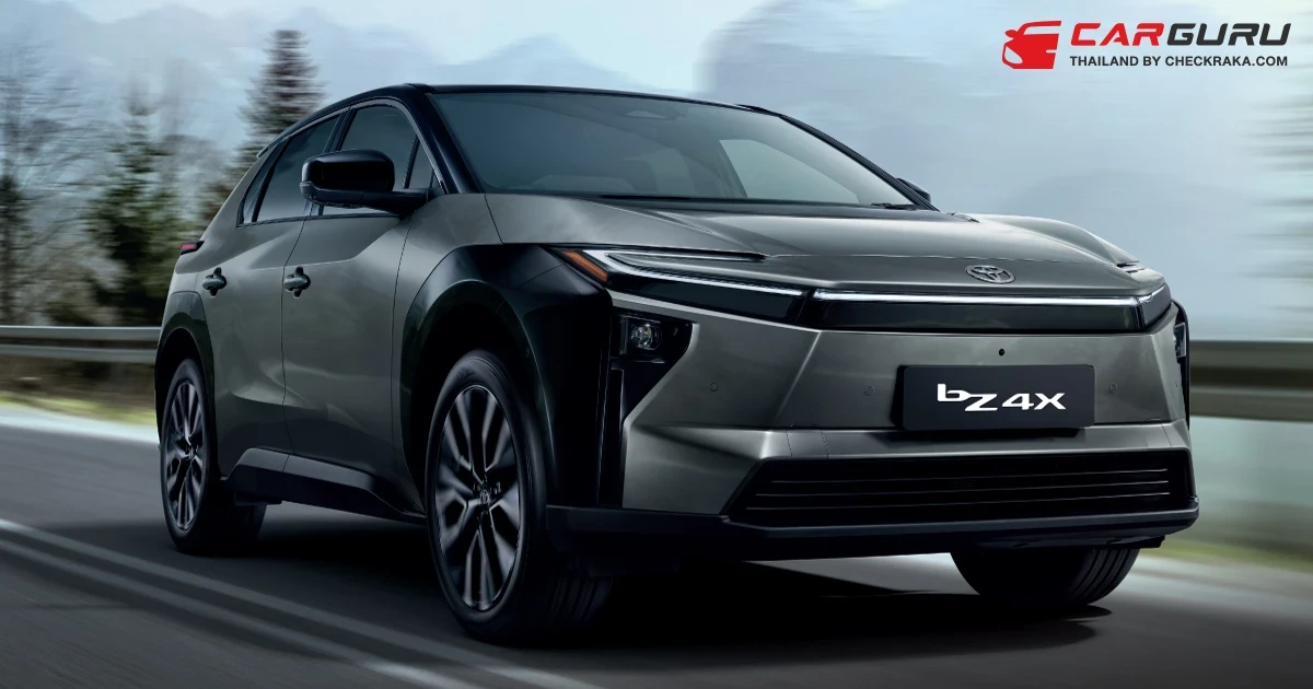 NEW TOYOTA bZ4X ประกาศราคา (1.529-1.649 ล้านบาท) พร้อมเปิดขายอย่างเป็นทางการแล้ววันนี้ ที่โชว์รูมโตโยต้าทั่วประเทศ