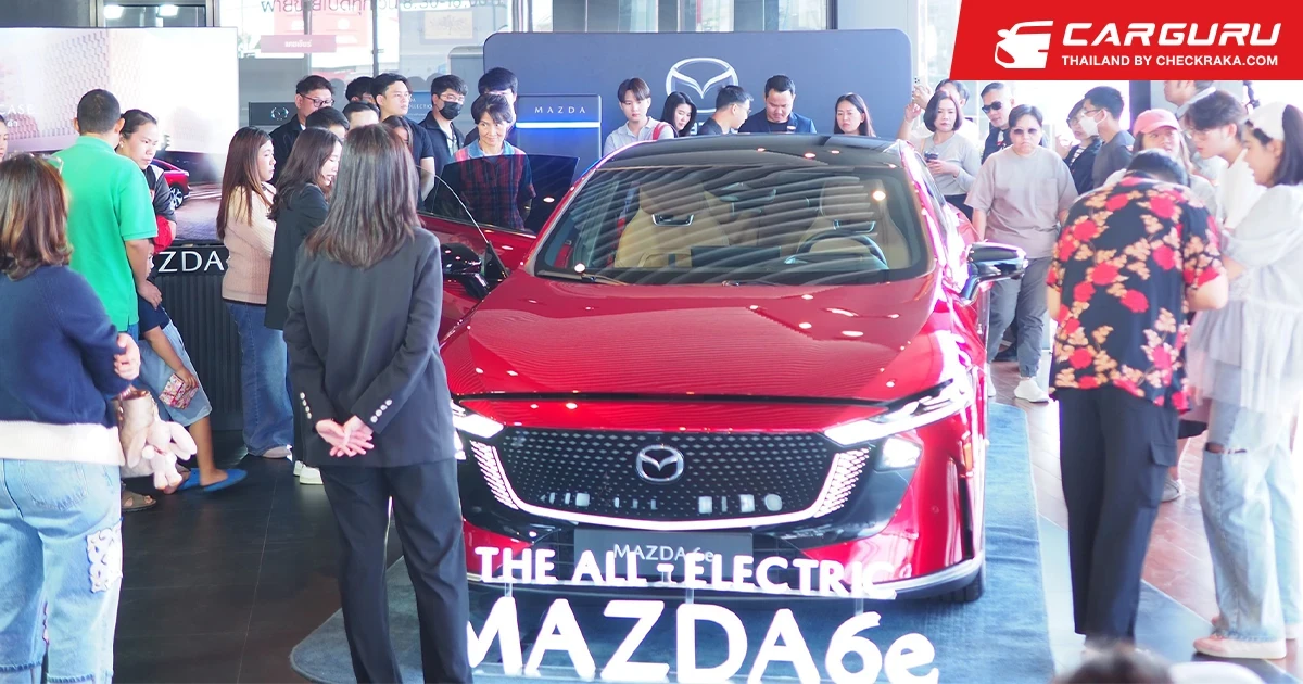 The All-Electric Mazda6e ยังคงร้อนแรงต่อเนื่อง โดยยอดจองสิทธิ์ทะลุ 4,000 สิทธิ์ เปิดให้ผู้ที่สนใจจองแพ็กเกจถึงสิ้นเดือนมกราคมนี้เท่านั้น