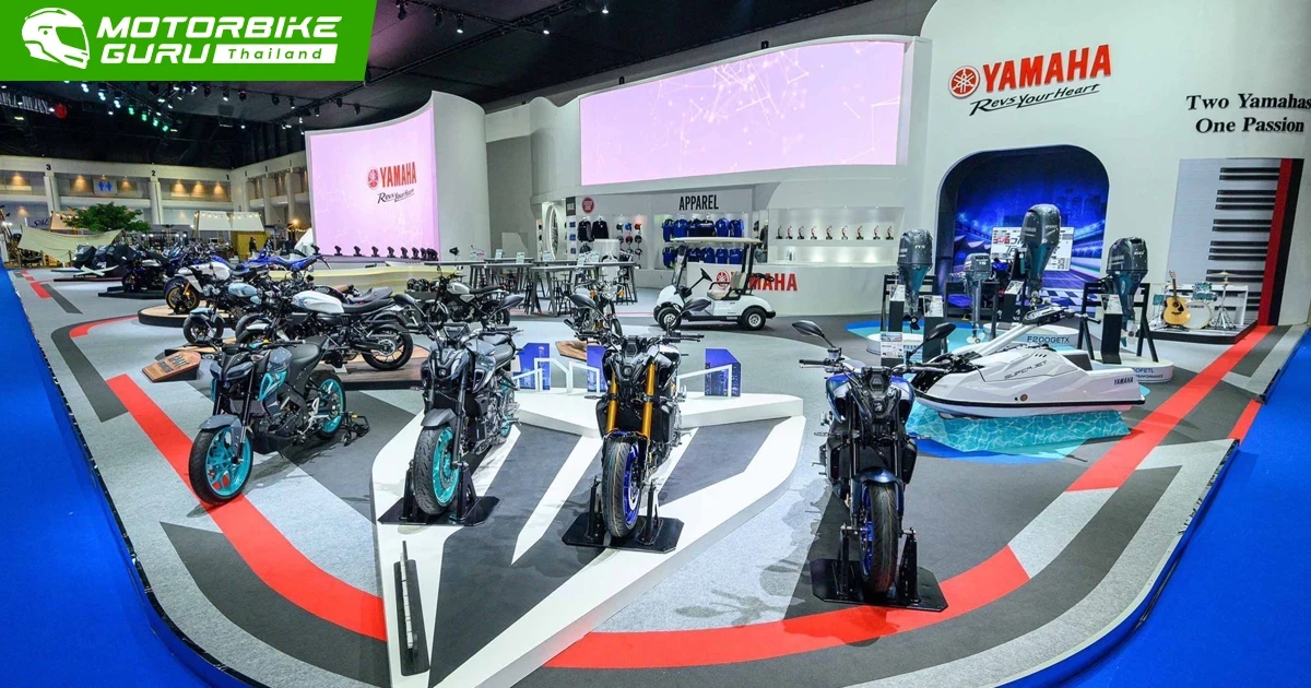 YAMAHA รับรางวัลการออกแบบและดีไซน์บูธยอดเยี่ยมต่อเนื่องเป็นปีที่ 17 และรางวัลผู้นำนวัตกรรมและเทคโนโลยีในงานมอเตอร์โชว์ 2023