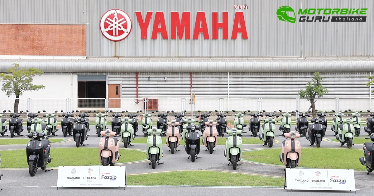 Yamaha มอบ FAZZIO HYBRID 60 คัน ร่วมสนับสนุนและเป็นกำลังใจให้ทัพนักกีฬาไทยล่าเจ้าเหรียญทองซีเกมส์