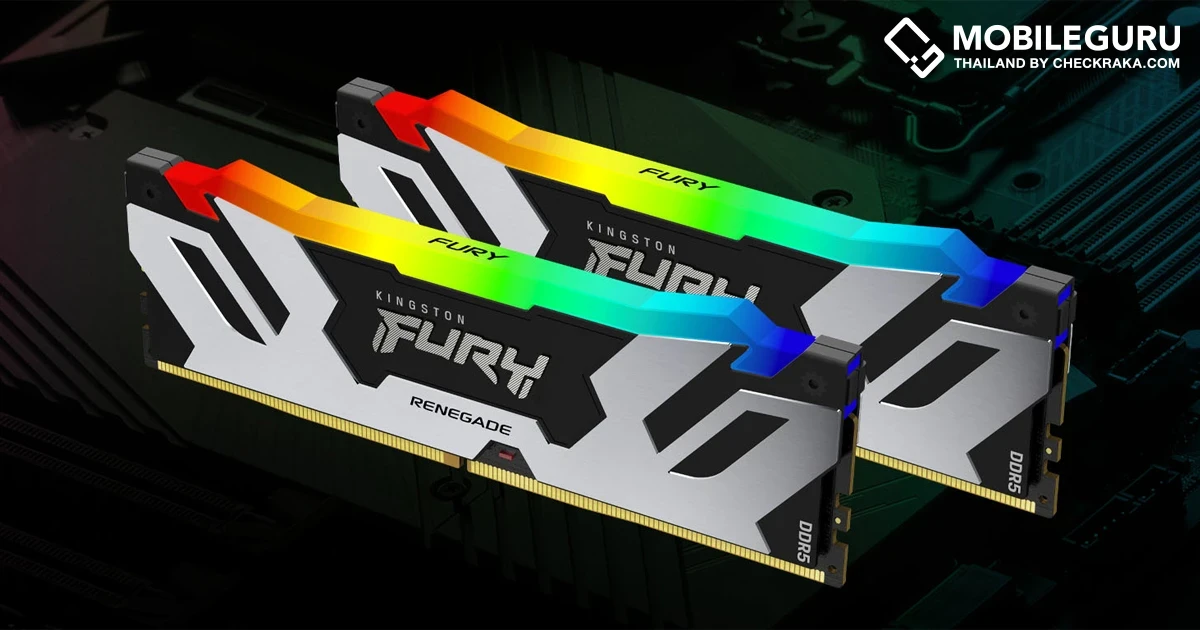 หน่วยความจำ Kingston FURY Renegade DDR5 และ Kingston FURY Renegade DDR5 RGB ประสบการณ์โอเวอร์คล็อกขั้นสูงสุด
