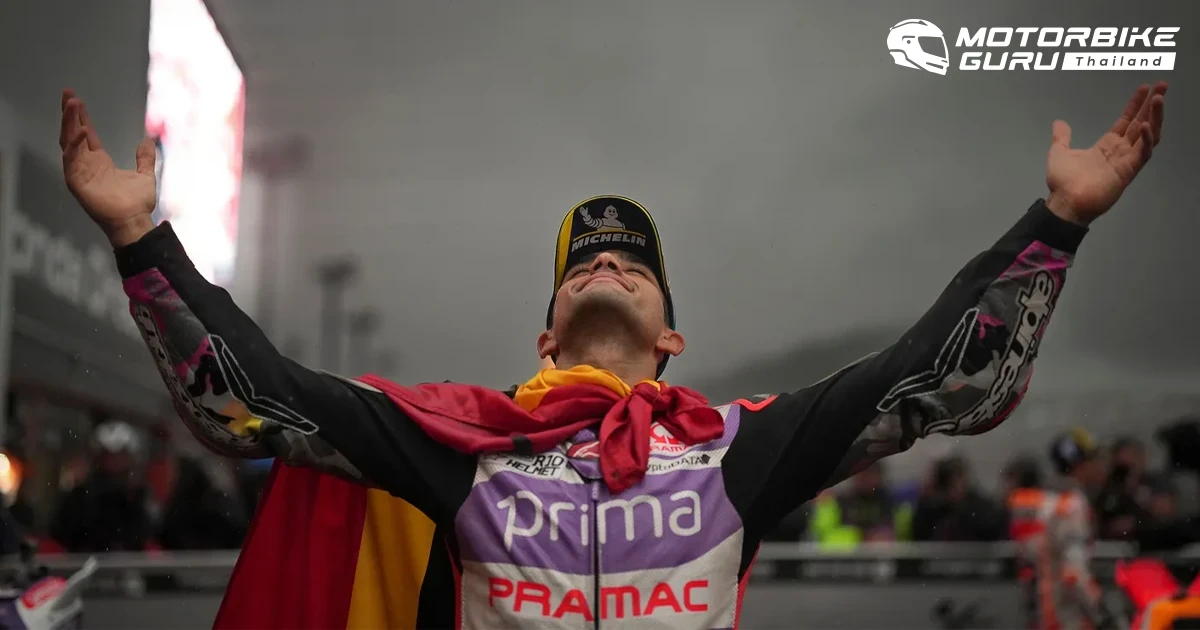 JapaneseGP โดนฝนถล่มต้องตัดจบโดยชัยชนะเป็นของ Martin ด้าน คิงคองก้อง คว้าแกรมด์สแลมได้ใน Moto2
