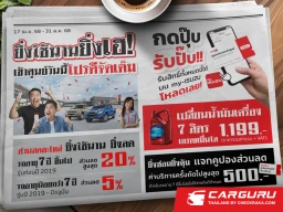 อีซูซุ เชิญชวนใช้บริการที่ศูนย์บริการมาตรฐานกับโปรโมชันสุดคุ้ม "ยิ่งใช้นานยิ่งเฮ! อีซูซุเปย์ 4 ต่อ!"