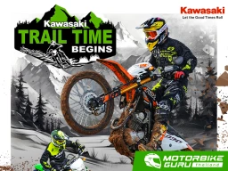 Kawasaki จัดแคมเปญ Trail Time Begins ได้เวลาออกไปลุยกับตระกูล KLX230 พร้อมการปรับราคาเพื่อเข้าถึงกลุ่มผู้ใช้งานในวงกว้างมากขึ้น