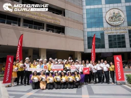 Honda มอบหมวกกันน็อกให้กระทรวงแรงงาน หนุนแรงงานขับขี่ปลอดภัย สานต่อภารกิจใหญ่ส่งมอบ 60,000 ใบ ในวาระครบรอบ 60 ปี