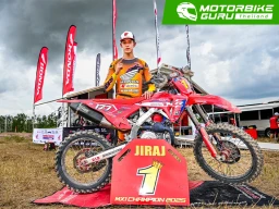 Honda สร้างตำนาน! โดย CRF พาเหรดคว้าท็อป 3 โดย นีโม่-จิรัฎฐ์ คว้าแชมป์ประวัติศาสตร์จากรุ่น Premier MX-1 คนแรกของไทย แล้วยังเหมาชัยรุ่น Pro MX-2 ใน FMSCT Thailand Motocross 2025