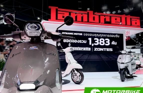 LAMBRETTA คว้ายอดจองอันดับ 1 ร่อมกับ ZONTES พา DYNAMIC MOTOR ปิดยอดจองรวมไปถึง 1,383 คัน ในงาน Motor Expo 2025