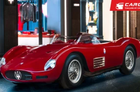 Maserati จัดแสดงยนตรกรรมคลาสสิก 200S ที่งาน LARUSMIANI Automotive Gallery ในช่วง Milan Design Week 2025