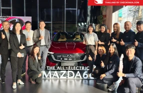 กระแสตอบรับ Mazda6e หลังโรดโชว์ 8 จังหวัด ลูกค้าหลั่งไหลร่วมงานสุดคึกคัก เก็บยอดจองเพิ่มอีกกว่า 1,000 คัน รวมทะลุ 4,000 คัน