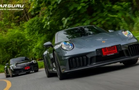 Porsche 911 GTS T-Hybrid และ 911 Carrera ใหม่ สัมผัสสมรรถนะเร้าใจทุกโค้ง บนเส้นทางสุดท้าทายกลางธรรมชาติที่เชียงใหม่