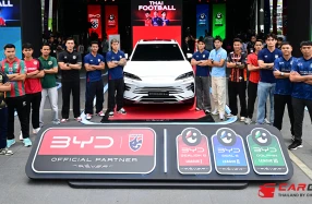 BYD และ Rever Automotive ร่วมเป็นผู้สนับสนุนหลักอย่างเป็นทางการของฟุตบอลทีมชาติไทย และ การแข่งขันไทยลีก