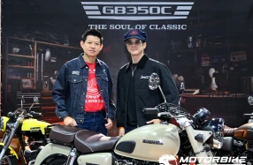 Honda ดึง มาริโอ้ ร่วมขบวนขี่ New GB350C Limited Edition Custom Build by Bangkok Hot Rod x Fatboy Design พร้อมมอบให้ผู้โชคดีในงาน Bangkok Hot Rod Custom Show 2026