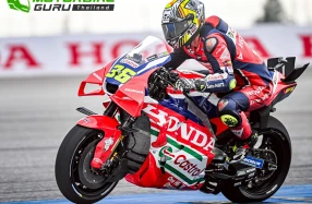 Honda โชว์ฟอร์มดี หลัง เมียร์ รั้งท็อป 7 ซ้อมวันแรกควง ซาร์โก ตีตั๋วสู่ Q2 โมโตจีพี สนามไทย