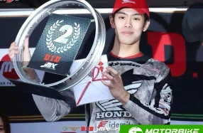 Honda Racing Thailand สร้างประวัติศาสตร์โดย นีโม่-จิรัฎฐ์ คว้าโพเดียมแรกให้วงการมอเตอร์สปอร์ตไทยในศึก All Japan Motocross Championship สนามที่ 6