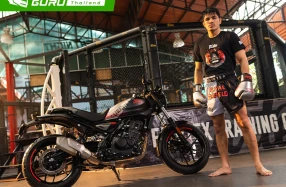 Royal Enfield ร่วมกับ Fairtex เปิดตัว Urban Striker โปรเจกต์คัสตอม Guerrilla 450 โดยสำนักแต่ง Apollo Garage