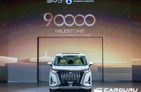 BYD ฉลองโรงงานผลิตครบรอบ 1 ปี พร้อมฉลองความสำเร็จด้วยการส่งมอบรถยนต์พลังงานใหม่คันที่ 90,000 คันในประเทศไทย