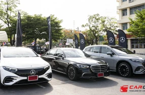 Mercedes-Benz ส่งแฟลกชิปโมเดล EQS และ S-Class ร่วมทดสอบระบบช่วยเหลือผู้ขับขี่ขั้นสูง ในงาน Road Safety Week โดย UNESCAP