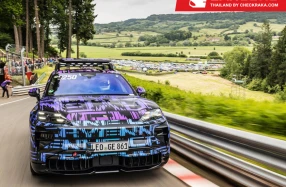 Porsche Cayenne Electric รถ SUV พลังงานไฟฟ้าเจเนอเรชั่นที่ 2 พรางตัวทดสอบสมรรถนะและความอเนกประสงค์พร้อมทุบสถิติขึ้นเนินชันที่ Shelsley Walsh ก่อนเปิดตัวสู่สาธารณชน