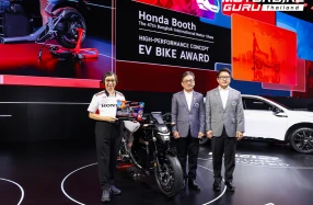 Honda คว้า 2 รางวัลจากงาน Motor Show 2026 ได้แก่ 2026 High-Performance Concept EV Bike Award และ Best Costume Design Award