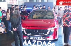 The All-Electric Mazda6e ยังคงร้อนแรงต่อเนื่อง โดยยอดจองสิทธิ์ทะลุ 4,000 สิทธิ์ เปิดให้ผู้ที่สนใจจองแพ็กเกจถึงสิ้นเดือนมกราคมนี้เท่านั้น